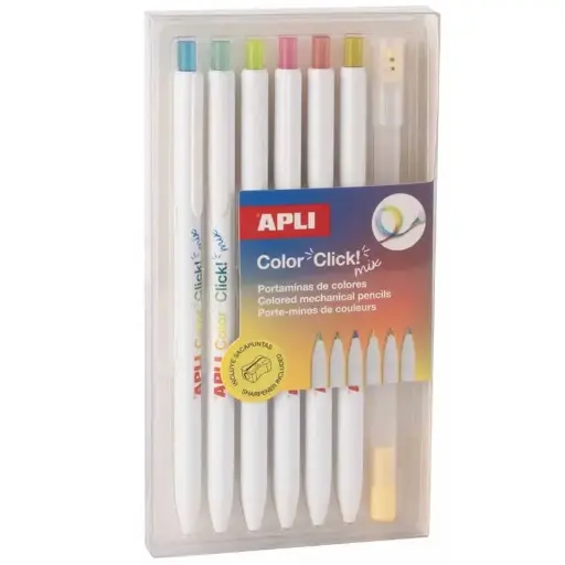 [875033] APLI VULPOTLOOD COLOR CLICK 6ST +SLIJPER