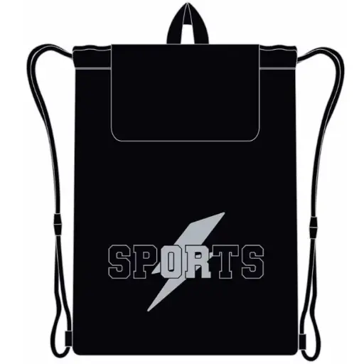 GYM/ZWEMTAS SPORT M/FLAP 39X32CM