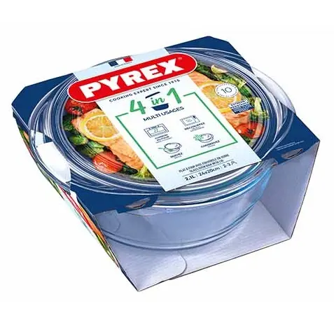 [881617] PYREX OVENSCHOTEL 4IN1 RO 24X20XH10CM 1.6+0.5L