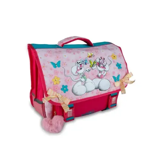 [882523] DIDDL BOEKENTAS 38CM ROZE