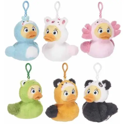 [883025] SLEUTELHANGER QUACK PACK DUCKS 13CM ASS6