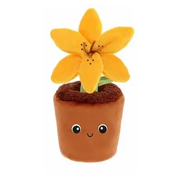 [883065] KEELECO BOTANICAL GARDEN PLUCHE SURPRISE LILY 25CM