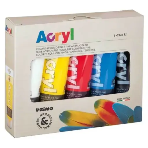[883079] PRIMO ACRYLVERF TUBES 75ML S/5
