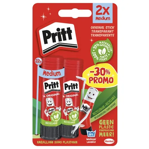 [883096] PRITT STICK ORIGINAL 2X22GR -30% PROMO