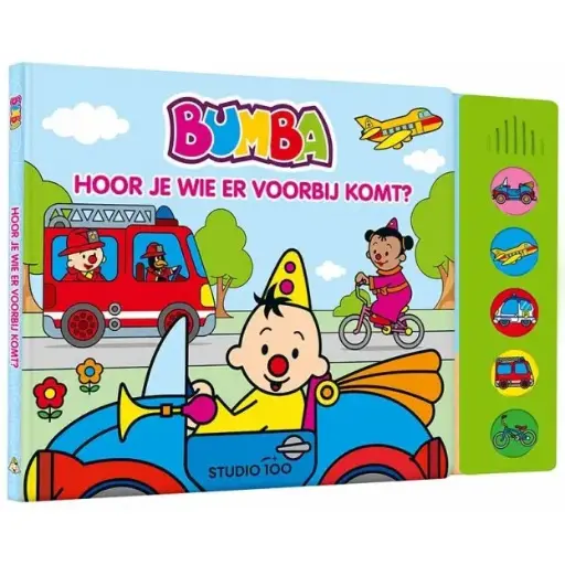 [883106] BUMBA GELUIDENBOEK 'HOOR JE WIE ER VOORBIJ KOMT?'