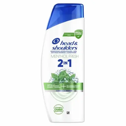 [884472] HEAD & SHOULDERS SHAMPOO 300ML 2IN1 MENTHOL 