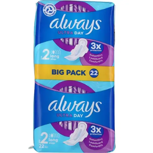 [884484] ALWAYS ULTRA DAY MAANDVERBAND LONG S2 22ST M/VLEUGELS