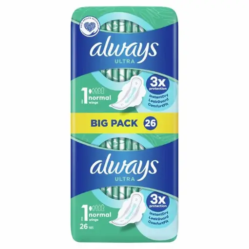 [884490] ALWAYS ULTRA DAY MAANDVERBAND NORMAL S1  26ST M/VLEUGELS