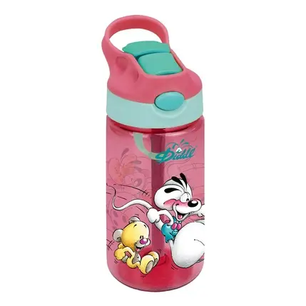 [885563] DIDDL DRINKFLES 450ML ROOS