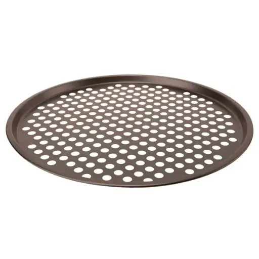 [887145] CO&TR PIZZA BAKPLAAT D32.5CM M/GAATJES -F-