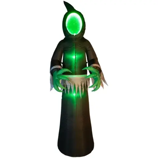 [889150] HALLO. FF OPBLAASBAAR SPOOK M/LED H240CM