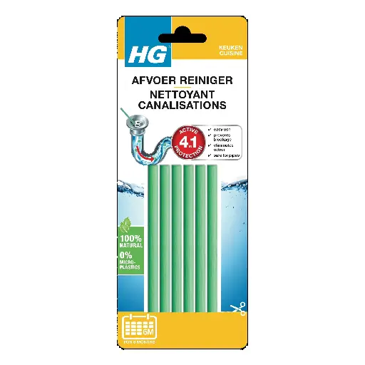 [287174] HG AFVOERREINIGER STICKS S/7