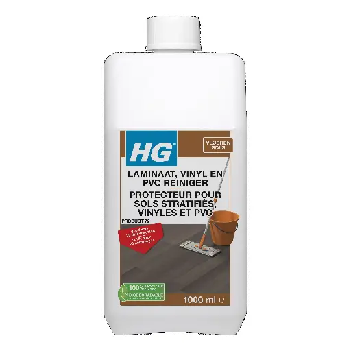 [144587] HG LAMINAAT, VINYL & PVC REINIGER ZONDER GLANS NR72